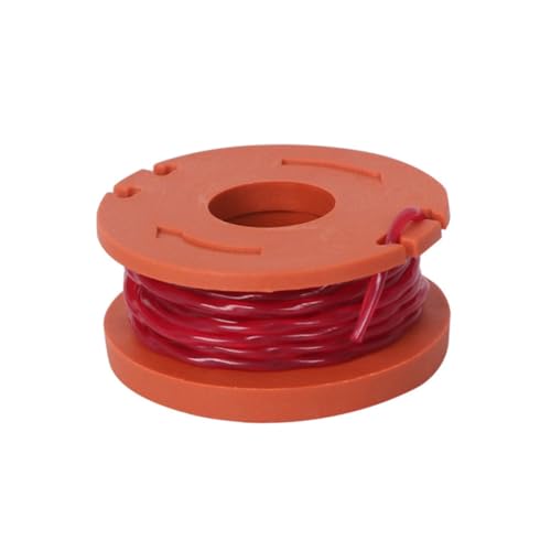 INOOMP 10 Stück Teiliges Set Nylon Mähseil Ersatz Trimmerspulen mit Deckeln Kompatibel für Worx Rasentrimmer Flexibel Langlebig Schnelles Schneiden Geeignet für Gartengeräte von INOOMP