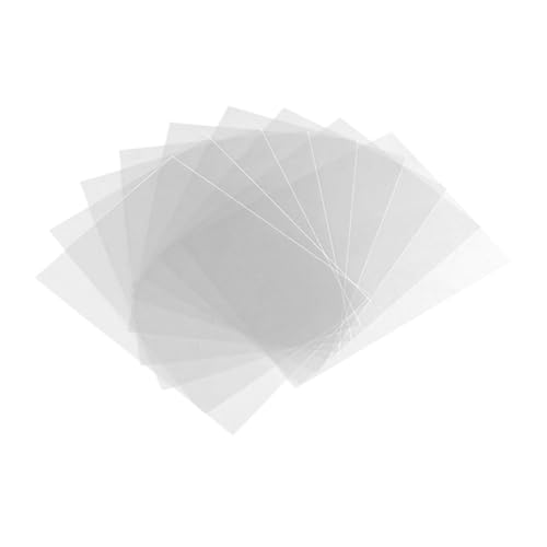 INOOMP 10 Stück Teiliges Transparente Kunststoffplatten Hochfeste Bruchsichere Bastelplatten für Bilderrahmen DIY Kunststoffpaneele Langlebig und Vielseitig Verwendbar INOOMP 10 Stück Teiliges Transparente Kunststoffplatten Hochfeste Bruchsichere Bastelplatten für Bilderrahmen DIY Kunststoffpaneele Langlebig und Vielseitig Verwendbar von INOOMP