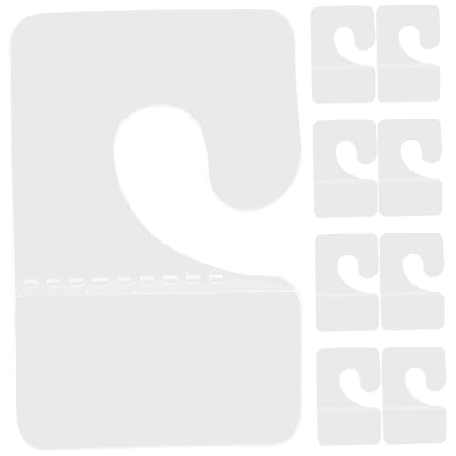 INOOMP 100 Stück Selbstklebende PVC Aufhänger Transparent Hängende Etiketten Stark Haftend Für Einzelhandel Display Warenträger Haken Praktisch Sicher Langlebig von INOOMP