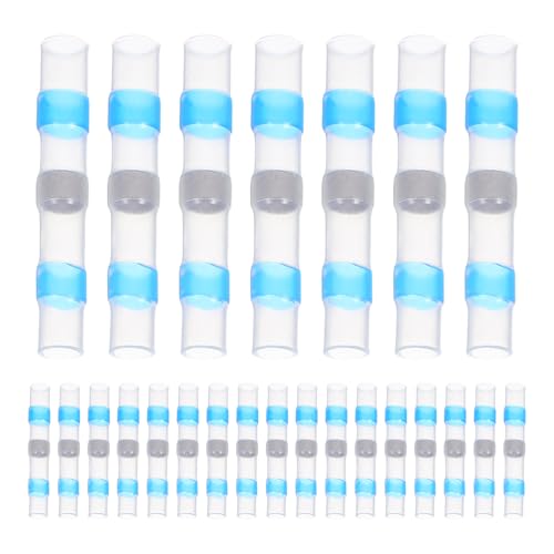 INOOMP 100 Stück wasserdichte Schrumpfschlauch-Lötverbinder für Kabel, geeignet für Auto-, Marine- und Elektroanwendungen INOOMP 100 Stück wasserdichte Schrumpfschlauch-Lötverbinder für Kabel, geeignet für Auto-, Marine- und Elektroanwendungen von INOOMP