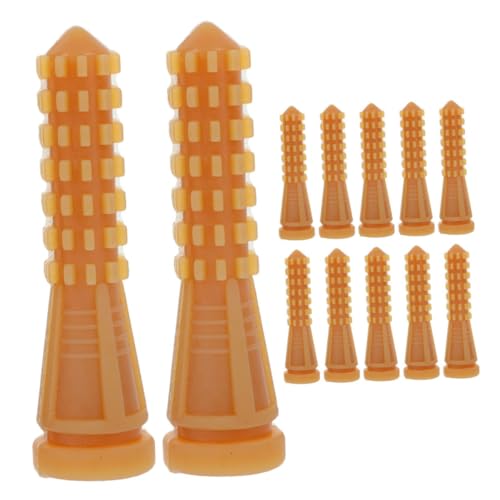 INOOMP 12 Stück Teiliges Geflügel Rupfmaschinen Zubehör Gummisticks für Hühner Entenhaare mit Hoher Elastizität Verschleißfest für Bauernhof und Heimgebrauch von INOOMP