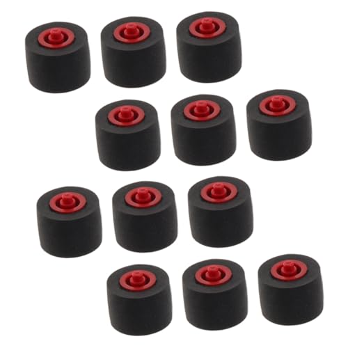 INOOMP 12 Stück Teiliges Pinch Roller für Audio Video maschinen Robuste Gummi Kunststoffachse Kompakt und Langlebig Ersatz für Kassettenrekorder und Tonbandgeräte INOOMP 12 Stück Teiliges Pinch Roller für Audio Video maschinen Robuste Gummi Kunststoffachse Kompakt und Langlebig Ersatz für Kassettenrekorder und Tonbandgeräte von INOOMP