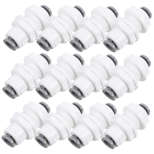 INOOMP 12 Stück Teiliges Ro Wasserrohr Verbinder Push to connect Schnellkupplung Durchführungsadapter für Umkehrosmoseanlage Einfache Montage Langlebiger Kunststoffanschluss INOOMP 12 Stück Teiliges Ro Wasserrohr Verbinder Push to connect Schnellkupplung Durchführungsadapter für Umkehrosmoseanlage Einfache Montage Langlebiger Kunststoffanschluss von INOOMP