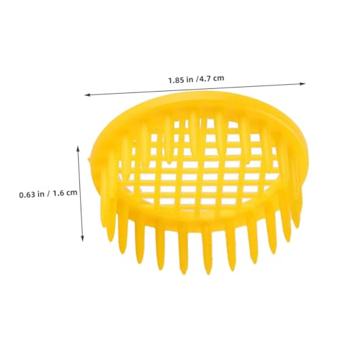 INOOMP 15 Stück Teiliges Kunststoff Bienenköniginnen isolationskäfig mit Spezieller Belüftung Langlebig für Außenbereich Optimaler Schutz und Einfache Handhabung zur von INOOMP