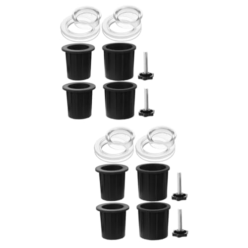 INOOMP 2 Sätze Ringstecker Stand im Freien Regenschirme Regenschirm mit Sockel Schirmhalter schirmständer Regenschirm Griffersatz Sonnenschirmlochringstopfen Gummi von INOOMP