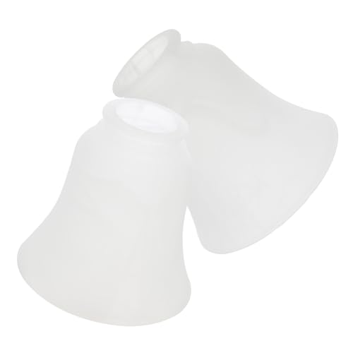 INOOMP 2 Stck Glas lampenschirme Schneeflocken design Dekorative Decken Wandleuchten abdeckungen Sanftes Licht Robustes Glas Geeignet für Wohnzimmer Hotel Balkon von INOOMP