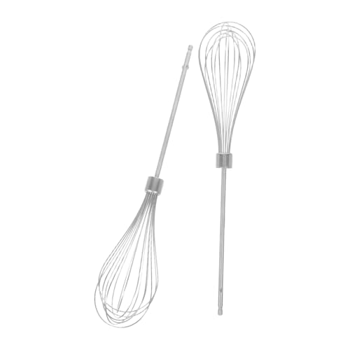 INOOMP 2 Stück Adriger Edelstahl Schneebesen Ersatz für Handmixer Verlängert und Verdickt Effiziente Rührstäbe Kompatibel als Küchenmixer Zubehör für Schnelles und Wiederverwendbar INOOMP 2 Stück Adriger Edelstahl Schneebesen Ersatz für Handmixer Verlängert und Verdickt Effiziente Rührstäbe Kompatibel als Küchenmixer Zubehör für Schnelles und Wiederverwendbar von INOOMP