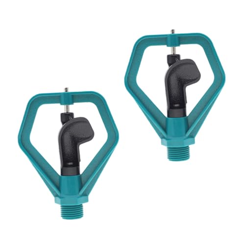 INOOMP 2 Stück Drehbarer Gartensprenger Langlebiger Kunststoff Sprinkler für Automatische Bewässerung von Garten Gewächshaus und Terrasse Einfache Installation Robust und Verformungsfest INOOMP 2 Stück Drehbarer Gartensprenger Langlebiger Kunststoff Sprinkler für Automatische Bewässerung von Garten Gewächshaus und Terrasse Einfache Installation Robust und Verformungsfest von INOOMP