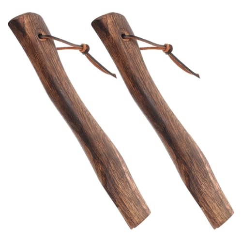 INOOMP 2 Stück Ersatzgriff Aus Holz Camping Hickory Ersatzgriff Griffe Handhaben Reparaturgriff Axtgriff Lagergriff Griff Für Gartengeräte Gerader Griff Coffee von INOOMP