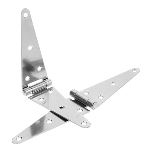 INOOMP 2 Stück Extra Heavy Duty Gartentor Scharniere Verzinkt Aufschraubscharnier Für Holzzäune Außentüren Wetterfest Langlebig Einfach Zu Montieren von INOOMP