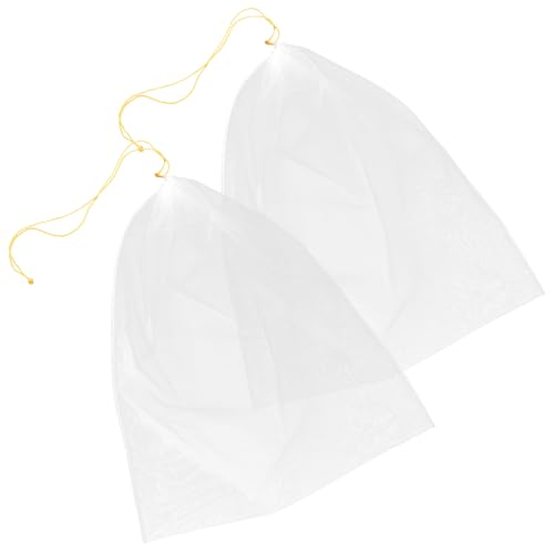 INOOMP 2 Stück Filtertasche Werkzeug zur Honigfiltration Honigsieb-Filterbeutel Mesh-Honigfilter Maschenfiltermasche Sichter Kaffeesiebbeutel Feiner Honigfilter Nylon von INOOMP