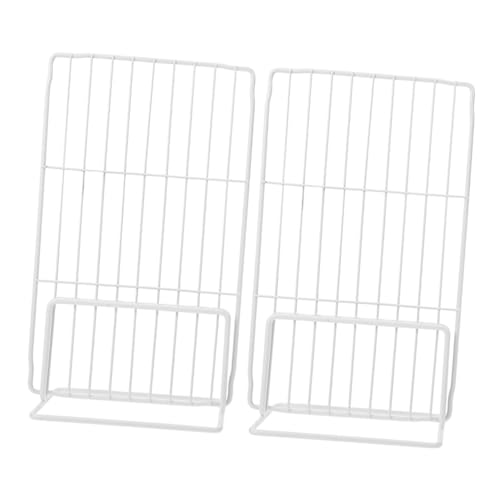 INOOMP 2 Stück Freezer Organizer Trennwand aus Langlebigem Metall Verstellbarer Gefrierfach Separator für Kühlschrank und Tiefkühltruhe Vielseitig Einsetzbar zur Übersichtlichen von INOOMP