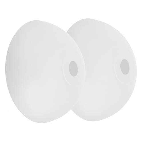 INOOMP 2 Stück Kunststoff Lampenschirm Deckenleuchte Ømm Einfacher Stil Verschleißfest Leicht Montierbar Für Schlafzimmer Wohnzimmer Wohnzimmerlampe Ersatz Deckenleuchtenabdeckung von INOOMP