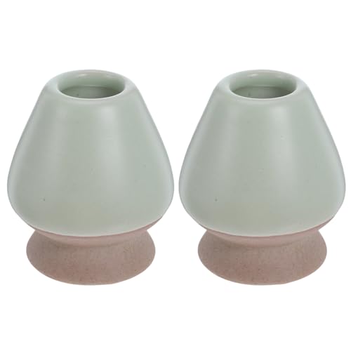 INOOMP 2 Stück Matcha-Tee-Schneebesenständer, Keramik-Chasen-Halter, Schneebesenständer, passend für traditionelles japanisches Matcha-Chasen-Tee-Set, Zubehör INOOMP 2 Stück Matcha-Tee-Schneebesenständer, Keramik-Chasen-Halter, Schneebesenständer, passend für traditionelles japanisches Matcha-Chasen-Tee-Set, Zubehör von INOOMP
