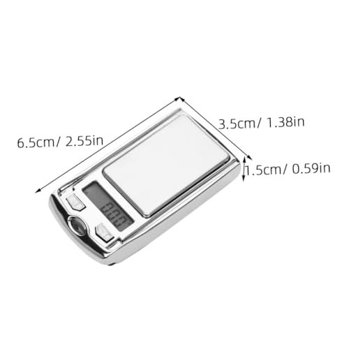 INOOMP 2 Stück Mini Elektronische Taschenwaagen im Autoschlüssel-design Tragbare Digitale LCD Messgerät mit Präziser Messung Multifunktional für Schmuck Lebensmittel Kaffee Kompakt und INOOMP 2 Stück Mini Elektronische Taschenwaagen im Autoschlüssel-design Tragbare Digitale LCD Messgerät mit Präziser Messung Multifunktional für Schmuck Lebensmittel Kaffee Kompakt und von INOOMP