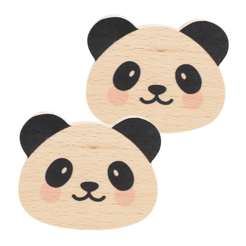 INOOMP 2 Stück Selbstklebende Wandhaken aus Holz Panda Praktischer Cartoon Garderobenhaken ohne Bohren Platzsparender Wandaufbewahrungsbügel für Kleidung und Haushaltsgegenstände INOOMP 2 Stück Selbstklebende Wandhaken aus Holz Panda Praktischer Cartoon Garderobenhaken ohne Bohren Platzsparender Wandaufbewahrungsbügel für Kleidung und Haushaltsgegenstände von INOOMP