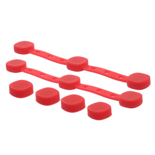 INOOMP 2 Stück Silikon Magnetklammern für Luftfritteusen Hitzebeständig Passend Magnetische Halter für Backpapier-liner Praktische Küchenzubehör Clips INOOMP 2 Stück Silikon Magnetklammern für Luftfritteusen Hitzebeständig Passend Magnetische Halter für Backpapier-liner Praktische Küchenzubehör Clips von INOOMP