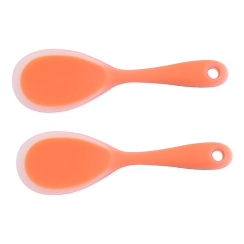 INOOMP 2 Stück Silikon Reislöffel Antihaft Servierlöffel Küchenutensil Kratzfest Schonend für Antihaftbeschichtete Töpfe Ergonomisch Leicht für Reis Gemüse Kochen und Servieren Zuhause INOOMP 2 Stück Silikon Reislöffel Antihaft Servierlöffel Küchenutensil Kratzfest Schonend für Antihaftbeschichtete Töpfe Ergonomisch Leicht für Reis Gemüse Kochen und Servieren Zuhause von INOOMP