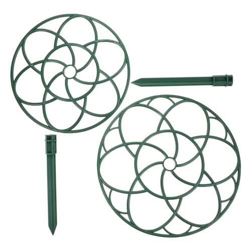INOOMP 2 Stück Sonnenblumen Pflanze Ständer Lollipop Blumen Unterstützung Rankhilfe für Kletterpflanzen und für Sonnenblumen und Schlumbergera INOOMP 2 Stück Sonnenblumen Pflanze Ständer Lollipop Blumen Unterstützung Rankhilfe für Kletterpflanzen und für Sonnenblumen und Schlumbergera von INOOMP
