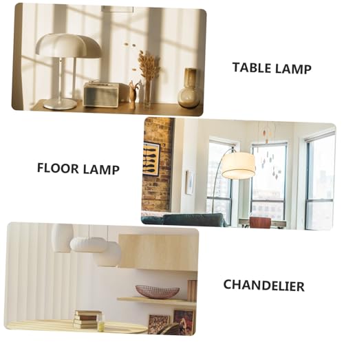 INOOMP 2 Stück Stoff Lampenschirme Ersatz Lampenabdeckung Tischlampe Nachttischlampe Wohnzimmer Schlafzimmer Leichte Stabile Textil Lampenschirme Einfach Montierbar Vielseitig Einsetzbar von INOOMP