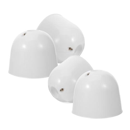 INOOMP 2 Stück Teiliges Deckenventilator baldachin Kunststoff Weiß Staubgeschützte Pendelventilator unterkappe Einfache Montage Pflegeleicht Langlebig Modernes Design für INOOMP 2 Stück Teiliges Deckenventilator baldachin Kunststoff Weiß Staubgeschützte Pendelventilator unterkappe Einfache Montage Pflegeleicht Langlebig Modernes Design für von INOOMP