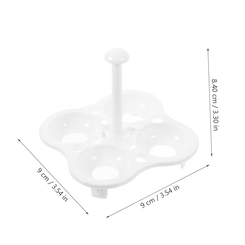 INOOMP 2 Stück Teiliges Hitzebeständiges Dampfgarer eierhalter Robustem Material Steckplatz Küchensteamer einsatz für Gleichmäßiges Garen von Eiern und Gemüse Leicht zu Reinigen und von INOOMP