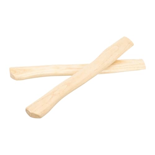 INOOMP 2 Stück Teiliges Holzgriff Ersatz Axtstiel Ergonomisch Komfortabel Robust für Outdoor Camping Garten und Holzarbeiten Geeignet von INOOMP