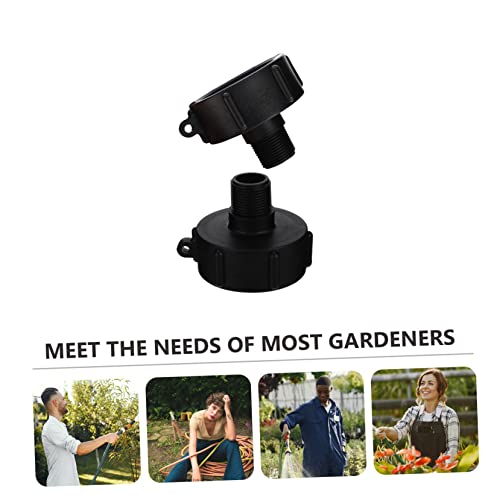INOOMP 2 Stück Teiliges Ibc Tankadapter Grobgewinde Npt Anschluss Ibc Wassertank Verbinder für Gartenschlauch Schnellkupplung Kompatibel mit Gallonen Installieren von INOOMP