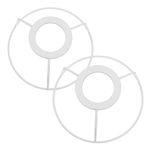 INOOMP 2 Stück Teiliges Lampenschirm Gestell aus Stabilem DIY Lampenschirm Zubehör für Tischlampen Einfach Montierbar Langlebig Modisches Design für Vielseitige Lampenherstellung von INOOMP
