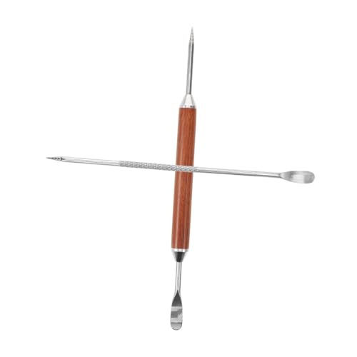 INOOMP 2 Stück Teiliges Latte Art Pen aus Edelstahl Doppelseitiger Design Pen für Cappuccino und Espresso Leicht Tragbar Professionelles Kaffee dekorationswerkzeug für Kaffeeprofis und INOOMP 2 Stück Teiliges Latte Art Pen aus Edelstahl Doppelseitiger Design Pen für Cappuccino und Espresso Leicht Tragbar Professionelles Kaffee dekorationswerkzeug für Kaffeeprofis und von INOOMP