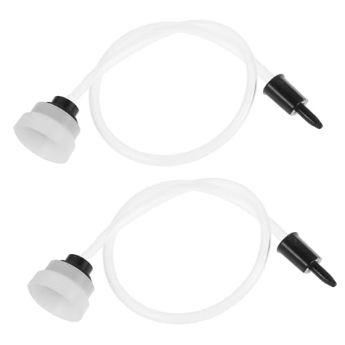 INOOMP 2 Stück Vakuumschlauch Flexibel für Vakuumiergerät Zubehör Schlauchadapter Bpa Frei Passend für Externe Vakuumiermaschinen Verbindungsschlauch zur Frischhaltung von INOOMP