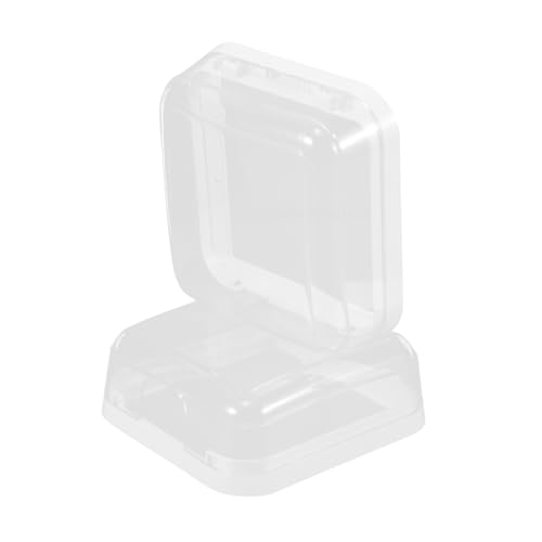 INOOMP 2 Stück Wasserdichte Steckdosenabdeckung Selbstklebende Transparente Schutzbox für Wandsteckdosen Spritzwassergeschützt Platzsparend Geeignet für Badezimmer Küche Hotel und Büro von INOOMP