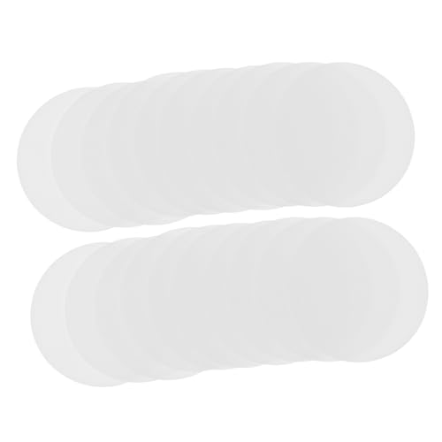 INOOMP 20 Stück LED Downlight Diffusorplatten aus Robustem Flache und Bogenförmige Lichtstreuscheiben Blendfreier Ersatz Deckenstrahler Lichtstreuende Schutzabdeckungen für Wohn von INOOMP