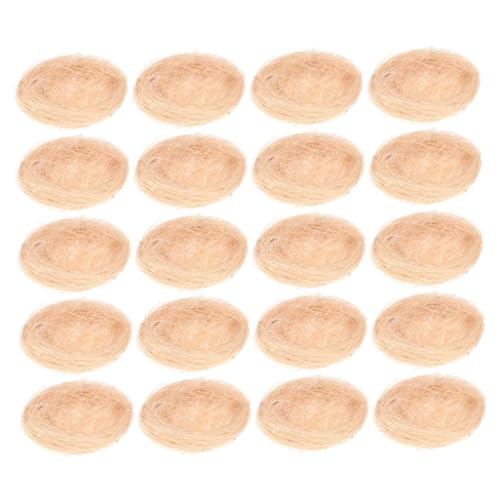 INOOMP 20 Stück Teiliges Künstliche Vogelnester für Kalte Platten Dekorationen Ornamente für Garten Balkon Ostern mit für Eier Süßigkeiten Blumen INOOMP 20 Stück Teiliges Künstliche Vogelnester für Kalte Platten Dekorationen Ornamente für Garten Balkon Ostern mit für Eier Süßigkeiten Blumen von INOOMP