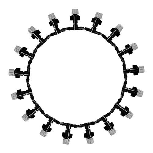 INOOMP 25 Stück Zerstäuberdüse Bett Düsen Nebeldüse Groß Sprinkler Sprüher Pflanzen Cool Strahler Sprühen Kühlung Mikro Tropfen Bewässerung Anlage System Im Freien Tropft Pp Grau von INOOMP