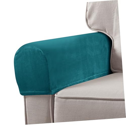 INOOMP 2Stücke Universeller Sofa Armlehnenbezug Elastischer Armlehnenschutz aus Weichem Blau für Zuhause und Büro Hautfreundlich und Langlebig Schützt die Armlehnen INOOMP 2Stücke Universeller Sofa Armlehnenbezug Elastischer Armlehnenschutz aus Weichem Blau für Zuhause und Büro Hautfreundlich und Langlebig Schützt die Armlehnen von INOOMP