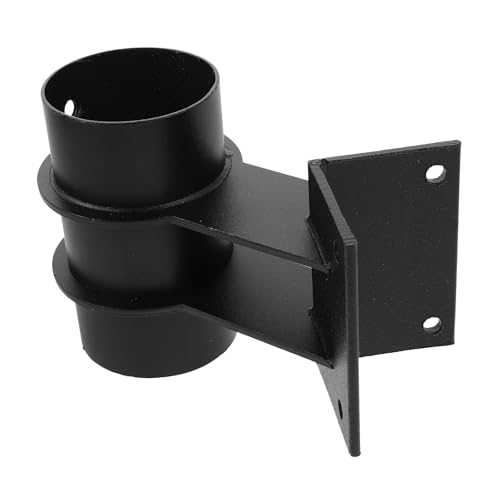 INOOMP 2er-Set Schirmhalter-Klammer: Stahlhalterung für Sonnenschirm – Zur Befestigung an Geländern – Verstellbare Halterung für 3–5 cm (1,2–2") Stangen von INOOMP