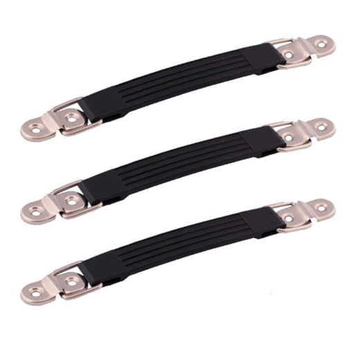 INOOMP 3 Stück Flexibler Schwarzer Möbelgriff Praktischer Kunststoff metall Pull Handle für Schrank Kleiderschrank Kommode Leichte Montage Modernes Design Vielseitig für Möbel und Gepäck INOOMP 3 Stück Flexibler Schwarzer Möbelgriff Praktischer Kunststoff metall Pull Handle für Schrank Kleiderschrank Kommode Leichte Montage Modernes Design Vielseitig für Möbel und Gepäck von INOOMP