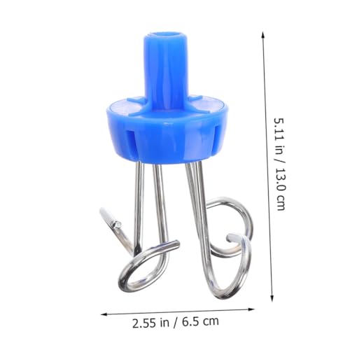 INOOMP 3 Stück Haken für Infusionsständer aus Edelstahl Stabiler Aufhängehaken für senkrechte Infusionsstangen und Langlebig Leicht und Platzsparend Kompatibel mit Infusionsgestell von INOOMP