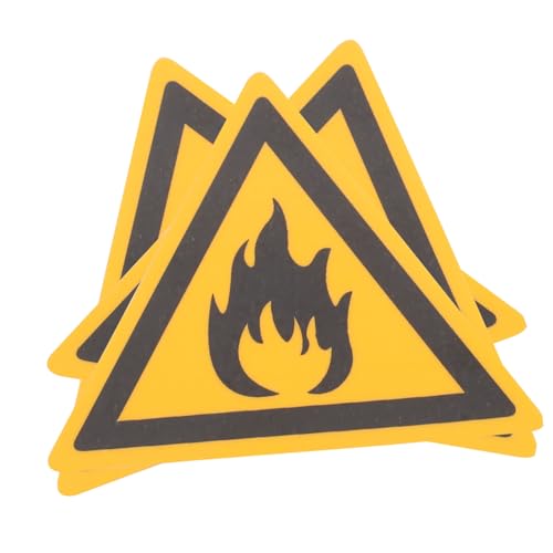 INOOMP 3 Stück Selbstklebende Warnaufkleber Entflammbar Sicherheitsetiketten Pet Material Langlebig für Zuhause Büro Betrieb zur Feuergefahrprävention INOOMP 3 Stück Selbstklebende Warnaufkleber Entflammbar Sicherheitsetiketten Pet Material Langlebig für Zuhause Büro Betrieb zur Feuergefahrprävention von INOOMP