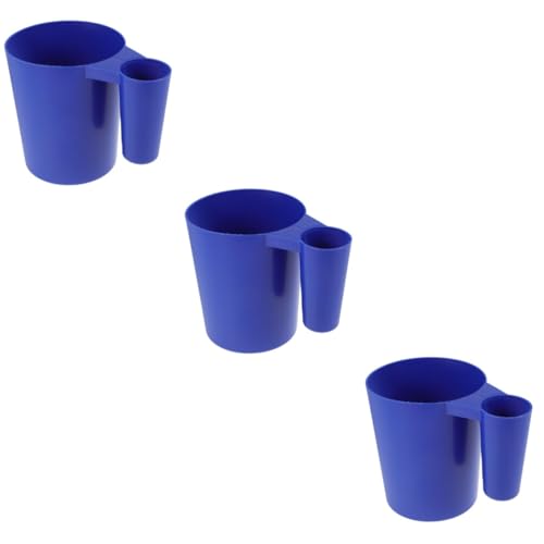 INOOMP 3 Stück Swimmingpool -Reinigung Wasserlöffel Pools sauberen Löffel klein Gartenpool kochlöffel Schwimmbäder reinigen Löffel Schaufel für Poolpulver Plastik Blue von INOOMP