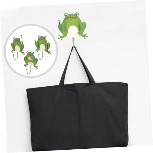 INOOMP 3 Stück Teiliges Eisernes Frosch wandhaken Dekorativer Schlüsselhalter Platzsparende Wandaufhängung für Küche Flur Wohnzimmer Robuster Metallhaken für Organisation und Stauraum INOOMP 3 Stück Teiliges Eisernes Frosch wandhaken Dekorativer Schlüsselhalter Platzsparende Wandaufhängung für Küche Flur Wohnzimmer Robuster Metallhaken für Organisation und Stauraum von INOOMP