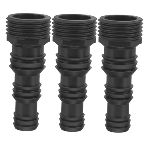 INOOMP 3 Stück Teiliges Gartenschlauch adapter Robustem Kunststoff Schnell Verbindbare Schlauchverschraubungen für Sprinkler Langlebig Einfach zu Montieren Geeignet für Gartenbewässerung von INOOMP