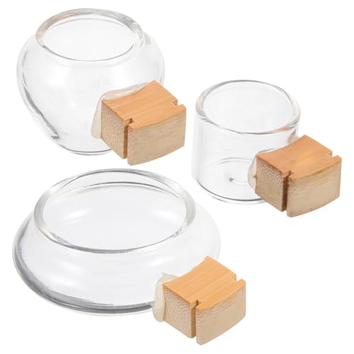 INOOMP 3 Stück Teiliges Glas Vogel Futter und Wasserschale Spritzgeschützt Robust für Papageien Sittiche Nymphensittiche Kanarienvögel Vielseitig Einsetzbar Langlebig und Leicht zu INOOMP 3 Stück Teiliges Glas Vogel Futter und Wasserschale Spritzgeschützt Robust für Papageien Sittiche Nymphensittiche Kanarienvögel Vielseitig Einsetzbar Langlebig und Leicht zu von INOOMP