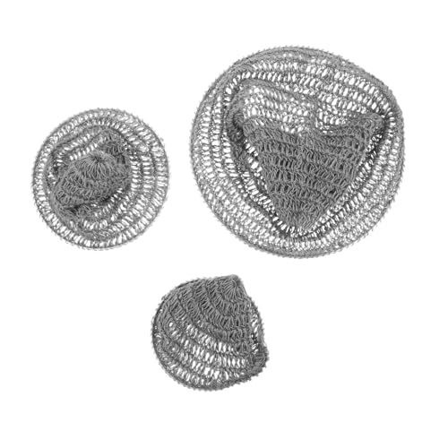 INOOMP 3 Stück Teiliges Handgewebte Lampenschirme aus Leichtem Seilmaterial Boho-stil Deckenleuchte Abdeckung Weiches Licht für Wohnzimmer Küche Flur Einfach zu Montieren und Pflegen von INOOMP