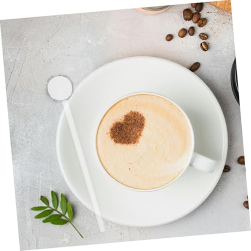 INOOMP 3 Stück Teiliges Kleine Glas kaffeelöffel Espresso Mini Rührlöffel Glatt Oberfläche Vielseitig Einsetzbar für Tee Kaffee Dosierung Leichte Reinigung Wiederverwendbar von INOOMP