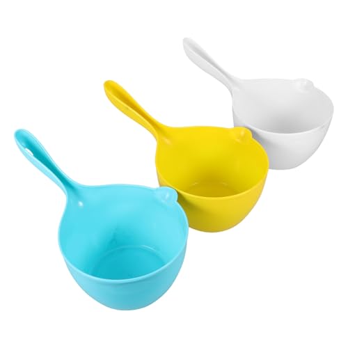 INOOMP 3 Stück Teiliges Küchen wasserschöpflöffel aus Robustem PP Dicker Haushaltsschöpfer für Bad Garten und Vielseitige Nutzung Farbig Weiß Gelb Blau Praktische Handhabung und INOOMP 3 Stück Teiliges Küchen wasserschöpflöffel aus Robustem PP Dicker Haushaltsschöpfer für Bad Garten und Vielseitige Nutzung Farbig Weiß Gelb Blau Praktische Handhabung und von INOOMP