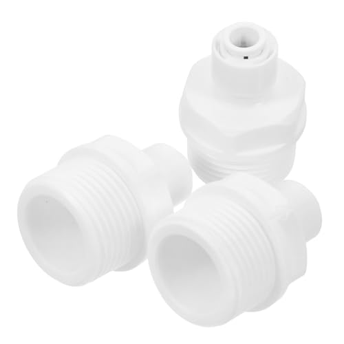 INOOMP 3 Stück Teiliges zu Wasserschlauchadapter für Garten Kühlschrank Kaffeemaschine Werkzeugfrei Flexibel Clipfrei Kompatibel mit Ro wassersystemen von INOOMP