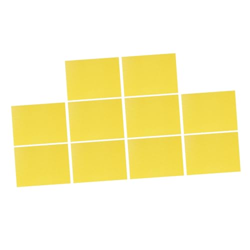 INOOMP 30 Stück Teiliges Bienenwachs Mittelwände Gewachste Wabenbasis für Bienenzucht Beehive Zubehör Langlebige Honigrahmen Basis zur Honigproduktion INOOMP 30 Stück Teiliges Bienenwachs Mittelwände Gewachste Wabenbasis für Bienenzucht Beehive Zubehör Langlebige Honigrahmen Basis zur Honigproduktion von INOOMP