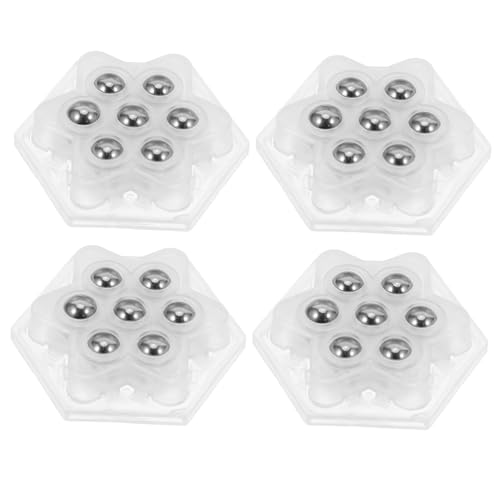 INOOMP 32 Stück Teiliges Selbstklebende Mini-universalrollen mit Edelstahl-kugellagern Leise Drehbare Möbelrollen für Schränke Aufbewahrungsboxen und Geräte Geräuscharm und Belastbar INOOMP 32 Stück Teiliges Selbstklebende Mini-universalrollen mit Edelstahl-kugellagern Leise Drehbare Möbelrollen für Schränke Aufbewahrungsboxen und Geräte Geräuscharm und Belastbar von INOOMP